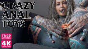 Tattooed Girl Anal Toy Gape Prolapse Squirt (4K WMV)