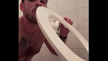 Toilet licking 3