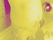 Alien in Belly! Chubby Sissy in the Shower Impregnation! Bulge Invasion