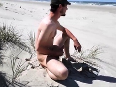 Outdoor Handjob on the Beach with Denis Matern