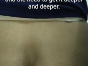 Sissy behavior explained (Big vibrating butt plug in sissy ass)