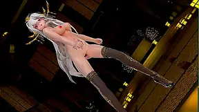 Ancient style animation MMD weak sound pure dance naked dance (3D adult animation)