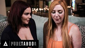 Concerned Lauren Phillips pleases neighbor Natasha Nice