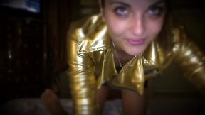 Stoyca in a gold suite part 1