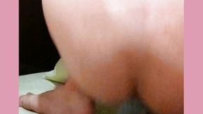 i got a healthy dildo in my broken prolapse and i cum without using my hands