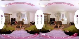 VR Bangers Hot Ebony Student Get Fucked Hard By Her Teacher PORN