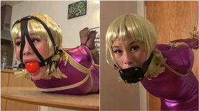 Lilly's Supertight Nightmare: Bound and Silenced Before Exercise Class! Part 2 (4K)