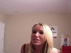Fun loving girlfriend gives her guy a lap dance and jerks him off