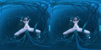 Wuwa Cartethyia tentacled underwater