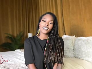 Black JOI T-Shirt Disrobe Tease
