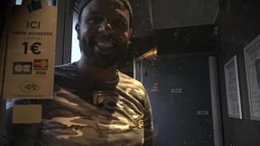 2371 dimitri fucked bareback in jockstrap by young straight ebony