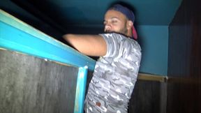 2371 dimitri fucked bareback in jockstrap by young straight ebony