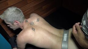 2371 dimitri fucked bareback in jockstrap by young straight ebony