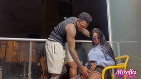 Well-endowed black man takes advantage of skinny young girl's innocence on