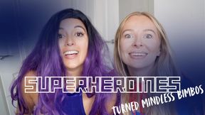 Superheroines turned mindless bimbos