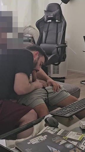 POV - Mutual Blowjob with My Young Straight Turkish Friend Until We Cum After Jerking and Watching Porn
