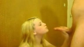 I make my girlfriend suck my shaft in front of a cam