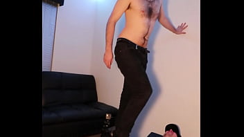 Ball Stomping in Sneakers