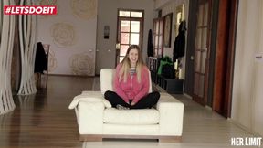 LETSDOEIT - Stella Cox Gets DPd By Big Black Cocks
