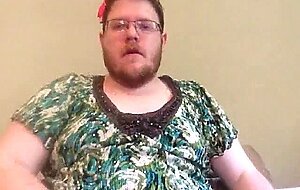 Fat Crossdresser Webcam Show