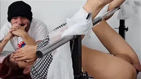 The cheating cuckold takes his MILF wife to a seedy gynecologist for an