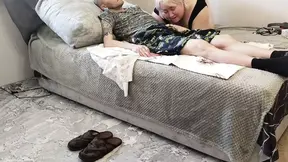 a neighbor gives me a blowjob during a break