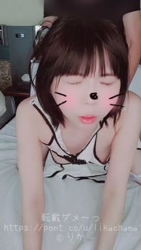 2.A cool pure white china girl is back-fucked until she falls down and creampie finish!