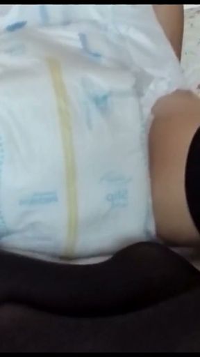 Sissy Plugged And Diaper Changed   Clip 1