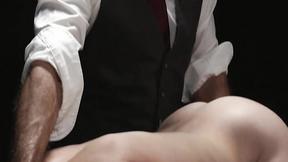 Noah White shoots thick load while getting rammed by horny stud Dillon S