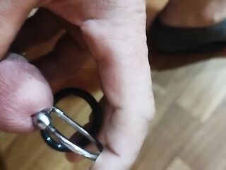 Зондирование уретры 10 миллиметровой игрушкой