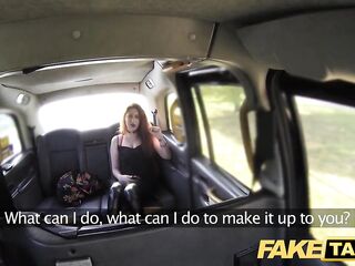 Fake Taxi Curvy large bazookas with ginger bush cunt craves shlong