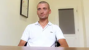 Skinny Bald Twink Spreads Wide for Raw Audition Action — DirtyScout 18+