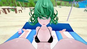 Get'it! Tatsumaki, my hot and steamy beach bod, f**k hard & wild!