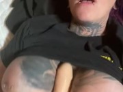 Chassidy Lynn - Sucks Dildo and Rubs Tits