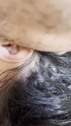 Petite slut Holy Machiavelli getting a big load of cum in her mouth