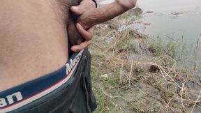A Indian Big Cock Masturbation on Pounds Side