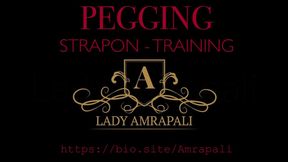 . STRAPON TRAINING  Total lenghts 14:50 minutes  Pegging - Sling - Anal - Strap On - AssholeFucked - Slavepig - Sklavensau - Submission - Transe - TV  LADYAMRAPALI  Mistress - Herrin - Dominatrice