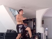 Follando despues de entrenar