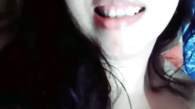 Curvy brunette of Indian and Brazilian descent pleasures herself in intimate solo session