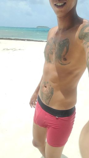 A Day of Lots of Beach and Sun, a Very Hot Day