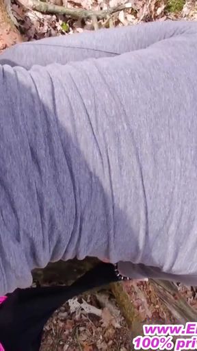 Must-share moment from &quot;German amateur teen outdoor POV Sex in forest with skinny slut&quot;