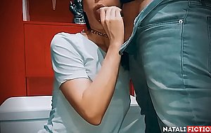 Natali fiction, my girlfriend makes me a slow bj
