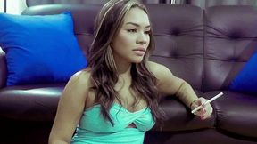 Smoking Girl Model Anna Misty 120's Video 0024