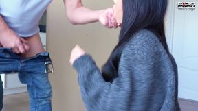 backstage! eva tender really squirts in a hard double penetration on the set of a porn movie for the channel  cool! new family!