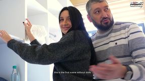 backstage! eva tender really squirts in a hard double penetration on the set of a porn movie for the channel  cool! new family!