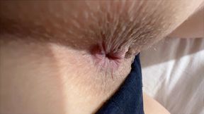 Beauty-cutie shows her sweet smelling holes close up!