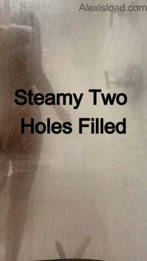 Steamy Two Holes Filled