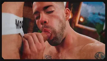 Curly Joseph & Inked Julian Brady Gay Encounter