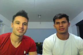 Amigos Na web cam - Cristian E Hugo