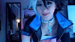 pervy roommate wanted to see my luna snow cosplay so i dominated him